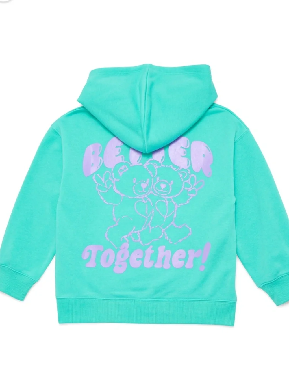 Way To Celebrate Girls Surfside Blue Graphic Hoodie Size XS (4/5) NWT